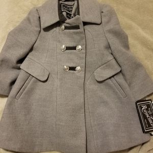 Rothschild girl's winter coat with matching hat